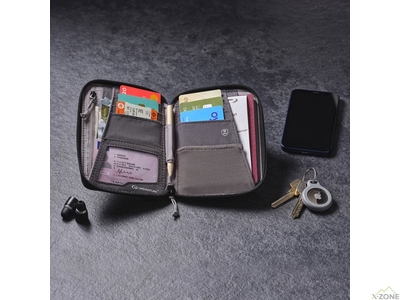 Гаманець Lifeventure Recycled RFID Mini Travel Wallet, Grey (68761) - фото