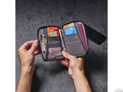 Гаманець Lifeventure Recycled RFID Mini Travel Wallet, Grey (68761) - фото