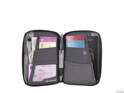 Кошелек Lifeventure Recycled RFID Mini Travel Wallet, Grey (68761) - фото