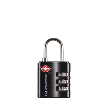 Замок для чемодана Lifeventure TSA Combi Lock, Black (9714) - фото