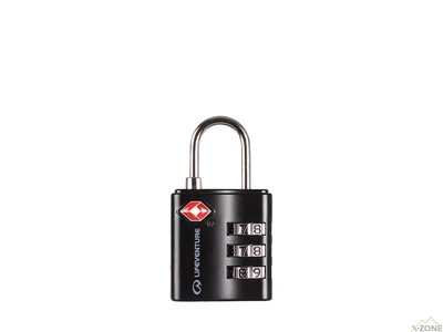 Замок для чемодана Lifeventure TSA Combi Lock, Black (9714) - фото