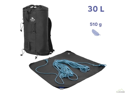 Рюкзак для мотузки Fram Equipment Olimpos Ropebag 30 L, Black  - фото