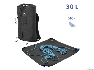 Рюкзак для веревки Fram Equipment Olimpos Ropebag 30 L, Black  - фото