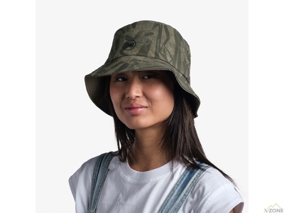 Шляпа туристическая Buff Adventure Bucket Hat, Acai Khaki - фото