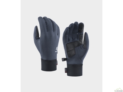 Перчатки флисовые Kailas Polartec Stretchy Fleece Gloves Men's, Navy Blue (KM2404102) - фото