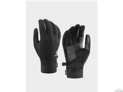 Рукавички флісові Kailas Polartec Stretchy Fleece Gloves Women's, Black (KM2404202) - фото