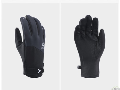 Рукавички бігові Kailas Windproof Trail Running Gloves Men's, Morandi Gray (KM2408101) - фото