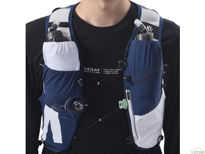 Рюкзак-жилет для трейлраннинга Kailas Fuga Air 8 Ⅳ Trail Running Vest, Midnight Blue (KA2364003) - фото