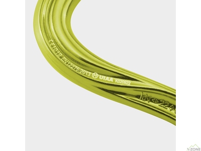 Карабин Kailas Blaze Sg Screw Gate Carabiner, Lime (EC201) - фото