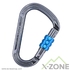 Карабін Kailas Mount HMS Screw Gate Carabiner, Iron Gray (KE210006) - фото