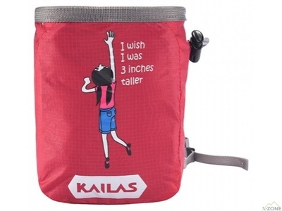 Мешочек для магнезии Kailas Fly Chalk Bag, Azalea Red (Girl) - фото