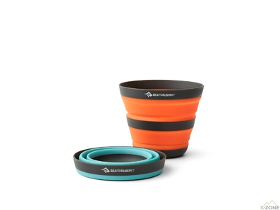 Чашка складна Sea to Summit Frontier UL Collapsible Cup 355 мл, Aqua Sea Blue (STS ACK038021-040203) - фото