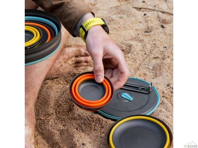 Чашка складная Sea to Summit Frontier UL Collapsible Cup, Aqua Sea Blue (STS ACK038021-040203) - фото