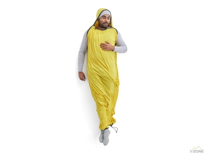 Вкладиш в спальник Sea to Summit Reactor Sleeping Bag Liner 216 см, Sulfur Yellow (STS ASL031061-190906) - фото