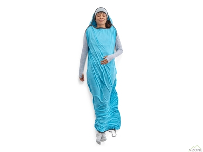 Вкладыш в спальник Sea to Summit Breeze Sleeping Bag Liner 198 см, Tile-Blue (STS ASL031081-191606) - фото