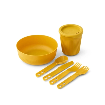 Набор посуды Sea to Summit Passage Dinnerware Set 6 Piece, Arrowwood Yellow (STS ACK037051-120913) - фото