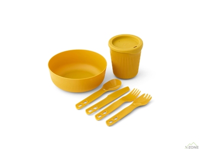 Набор посуды Sea to Summit Passage Dinnerware Set 6 Piece, Arrowwood Yellow (STS ACK037051-120913) - фото