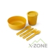 Набор посуды Sea to Summit Passage Dinnerware Set 6 Piece, Arrowwood Yellow (STS ACK037051-120913) - фото