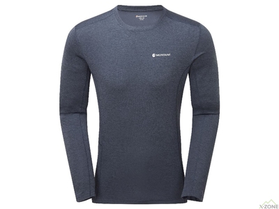 Футболка Montane Dart Long Sleeve T-Shirt Men's, Eclipse-Blue - фото