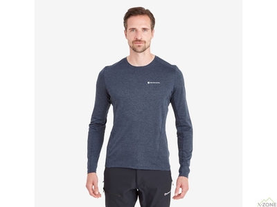 Футболка Montane Dart Long Sleeve T-Shirt Men's, Eclipse-Blue - фото