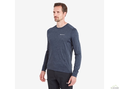 Футболка Montane Dart Long Sleeve T-Shirt Men's, Eclipse-Blue - фото