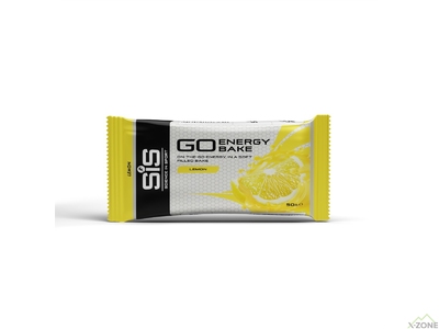 Печиво з-начинкою SIS Go Energy Bake 50 г, Lemon - фото