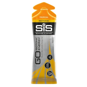 Гель ізотонічний вуглеводний SIS Go Isotonic Gel 60 ml, Tropical - фото