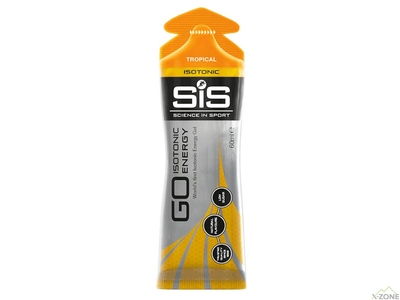 Гель изотонический углеводный SIS Go Isotonic Gel 60 ml, Tropical - фото