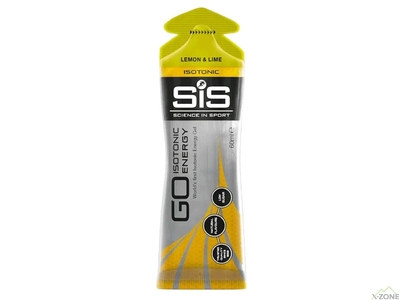 Гель ізотонічний вуглеводний SIS Go Isotonic Gel 60 ml, Lemon & Lime - фото