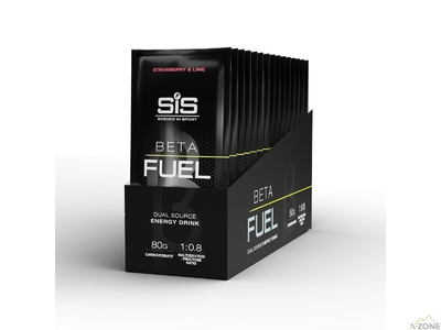 Напій енергетичний SIS Beta Fuel 80 g, Strawberry & Lime - фото