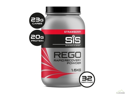 Восстановительный напиток SIS REGO Rapid Recovery 1,6 kg, Strawberry - фото