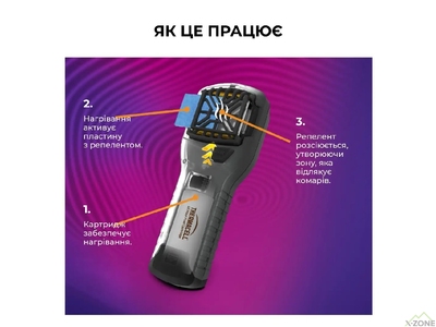 Устройство от комаров Thermacell Portable Mosquito Repeller MR-350, Orange - фото