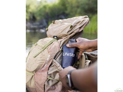 Фильтр для воды LifeStraw Peak Gravity, 3 л, Dark Mountain Gray (LSW LSPSF3GRWW) - фото