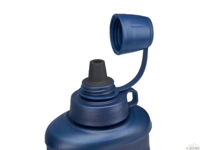 Бутылка-фильтр для воды LifeStraw Peak Squeeze, 650 мл, Dark Mountain Gray (LSW LSPSFMLGRWW) - фото