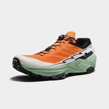 Трейловые женские кроссовки Kailas Fuga EX 3 Trail Running Shoes Women's, Orange/Navy Blue (KS2413212) - фото
