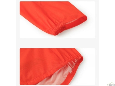Куртка мужская для бега Kailas Aero Nebula Light Trail Running Hardshell Jacket Men's, Sunset Orange (KG2231120) - фото