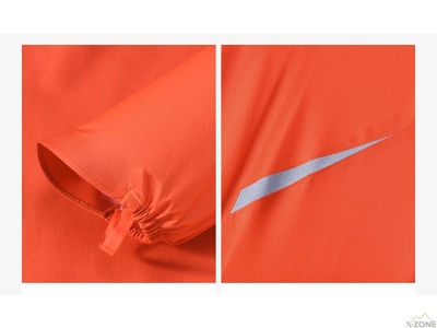 Куртка мужская для бега Kailas Aero Nebula Light Trail Running Hardshell Jacket Men's, Sunset Orange (KG2231120) - фото