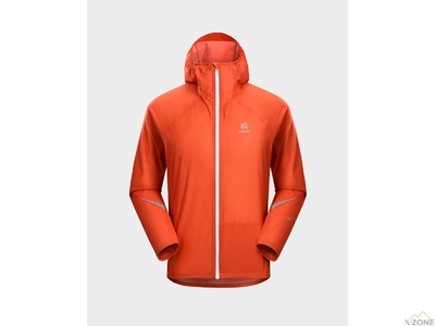 Куртка мужская для бега Kailas Aero Nebula Light Trail Running Hardshell Jacket Men's, Sunset Orange (KG2231120) - фото
