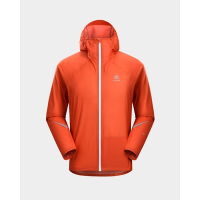 Куртка мужская для бега Kailas Aero Nebula Light Trail Running Hardshell Jacket Men's, Sunset Orange (KG2231120) - фото