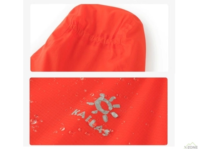 Куртка мужская для бега Kailas Aero Nebula Light Trail Running Hardshell Jacket Men's, Sunset Orange (KG2231120) - фото