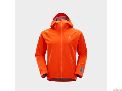 Куртка Kailas Nebula GTX2 Trail Running Hardshell Jacket Men's, Sunset Orange (KG2231119) - фото