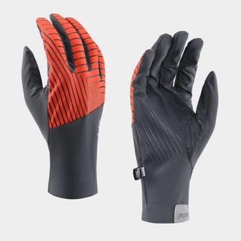 Перчатки беговые Kailas Trail Running Gloves Women's, Flame Red/Moonrock Gray (KM2458201) - фото