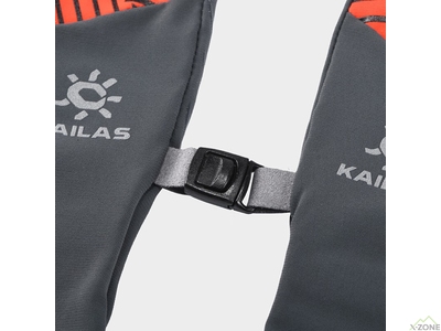 Перчатки беговые Kailas Trail Running Gloves Men's, Flame Red/Moonrock Gray (KM2458101) - фото