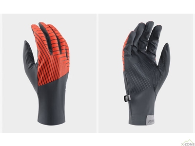Перчатки беговые Kailas Trail Running Gloves Men's, Flame Red/Moonrock Gray (KM2458101) - фото
