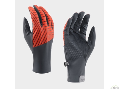 Перчатки беговые Kailas Trail Running Gloves Men's, Flame Red/Moonrock Gray (KM2458101) - фото