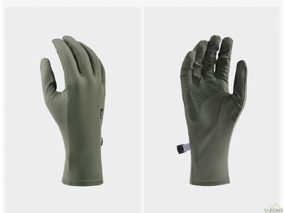 Перчатки беговые Kailas Full-finger Sun-protective Gloves Men's, Iron Grey Green (KM2456101) - фото