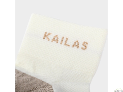 Носки беговые Kailas Low-cut Trail Running Socks Women's, White (KH2402205) - фото