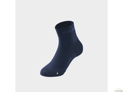 Носки беговые Kailas Low-cut Trail Running Socks Men's, Blue (KH2402105) - фото