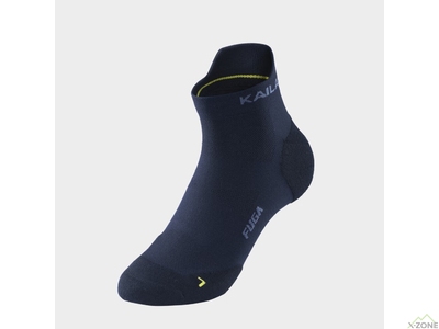 Носки беговые Kailas Low-cut Trail Running Socks Men's, Blue (KH2402104) - фото