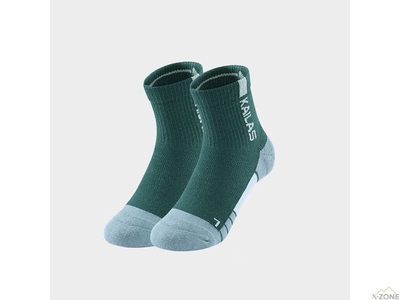 Носки треккинговые Kailas Low-cut Trekking Socks Women’s (2 Pairs), Green (KH2402202) - фото